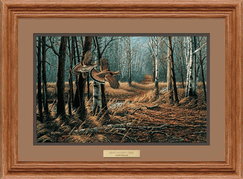 (image for) Old Logger's Trail Oak Framed